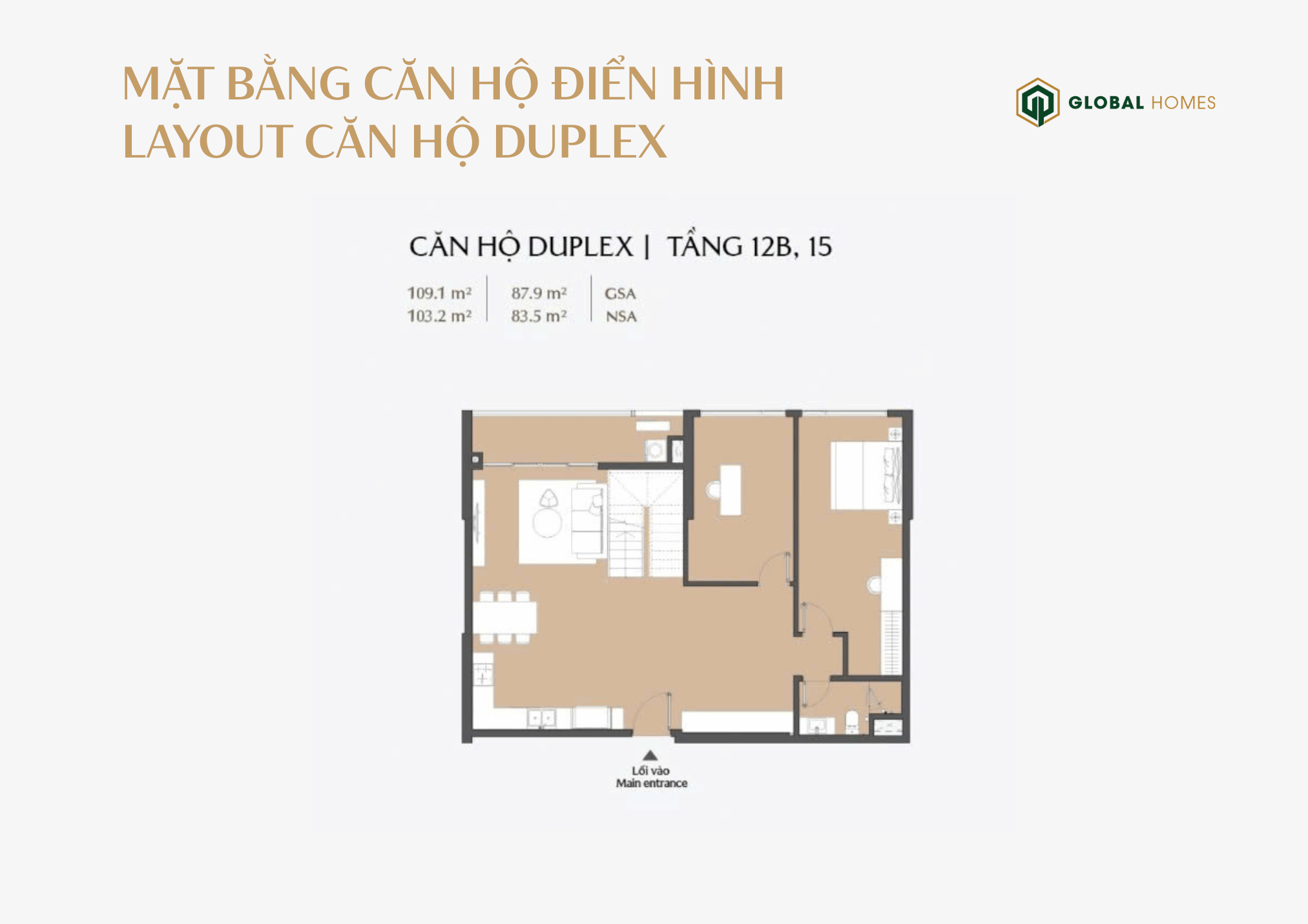 layout duplex masteri park place layout duplex masteri park place
