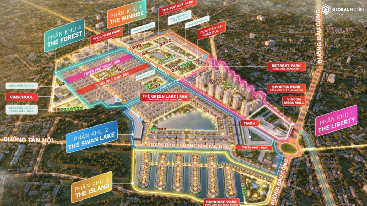 Tiện ích Vinhomes Green City Tiện ích Vinhomes Green City
