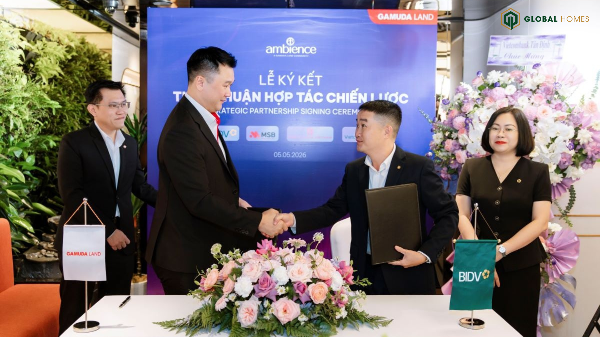 Ngân hàng kí kết hợp tác Gamuda Land Ngân hàng kí kết hợp tác Gamuda Land