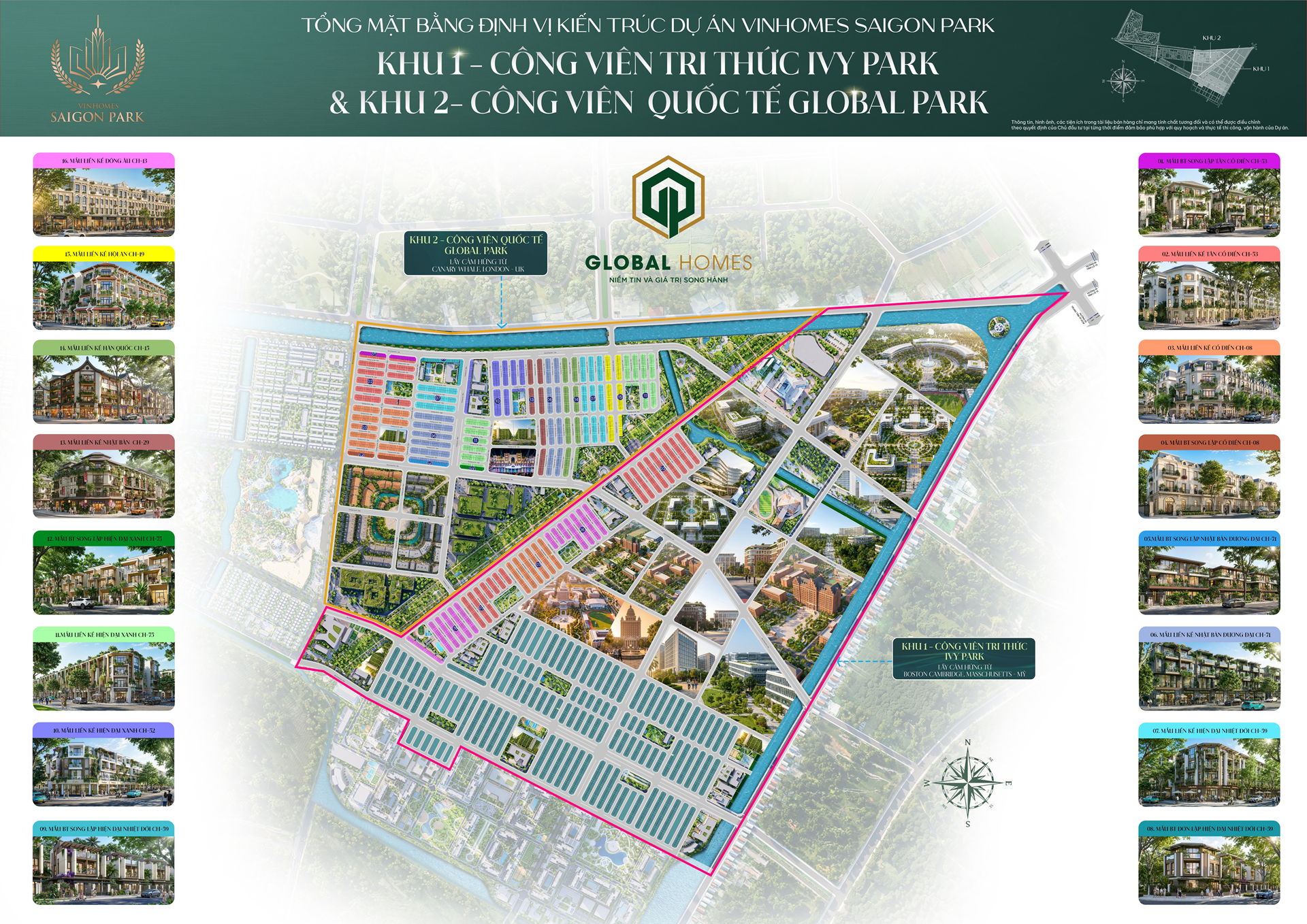 Mặt bằng Vinhomes Saigon Park Mặt bằng Vinhomes Saigon Park