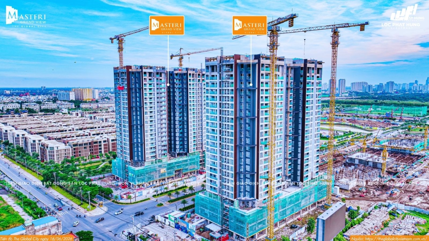 Tiến độ The Global City Tiến độ The Global City