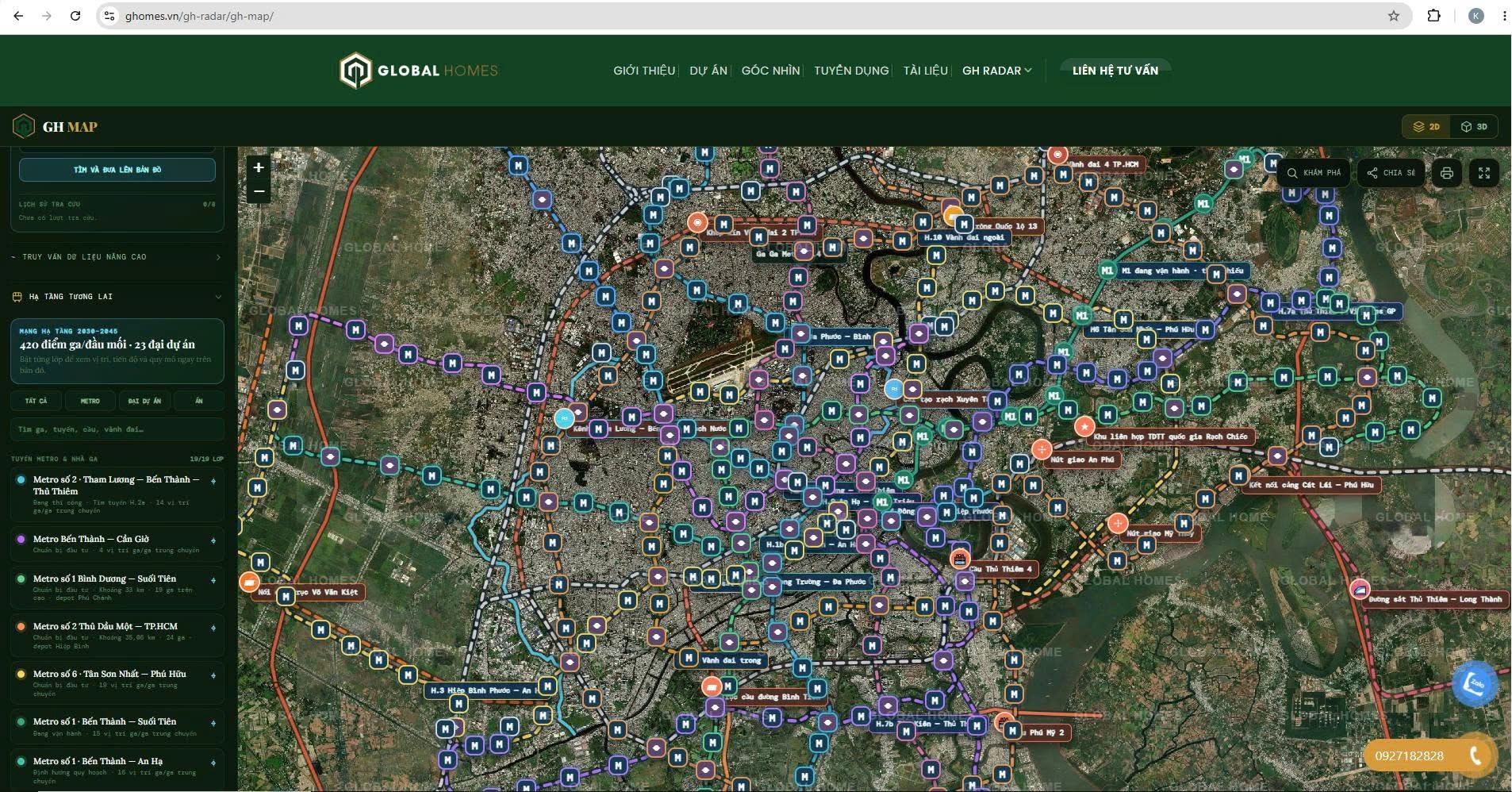 Hạ Tầng GH Map Hạ Tầng GH Map