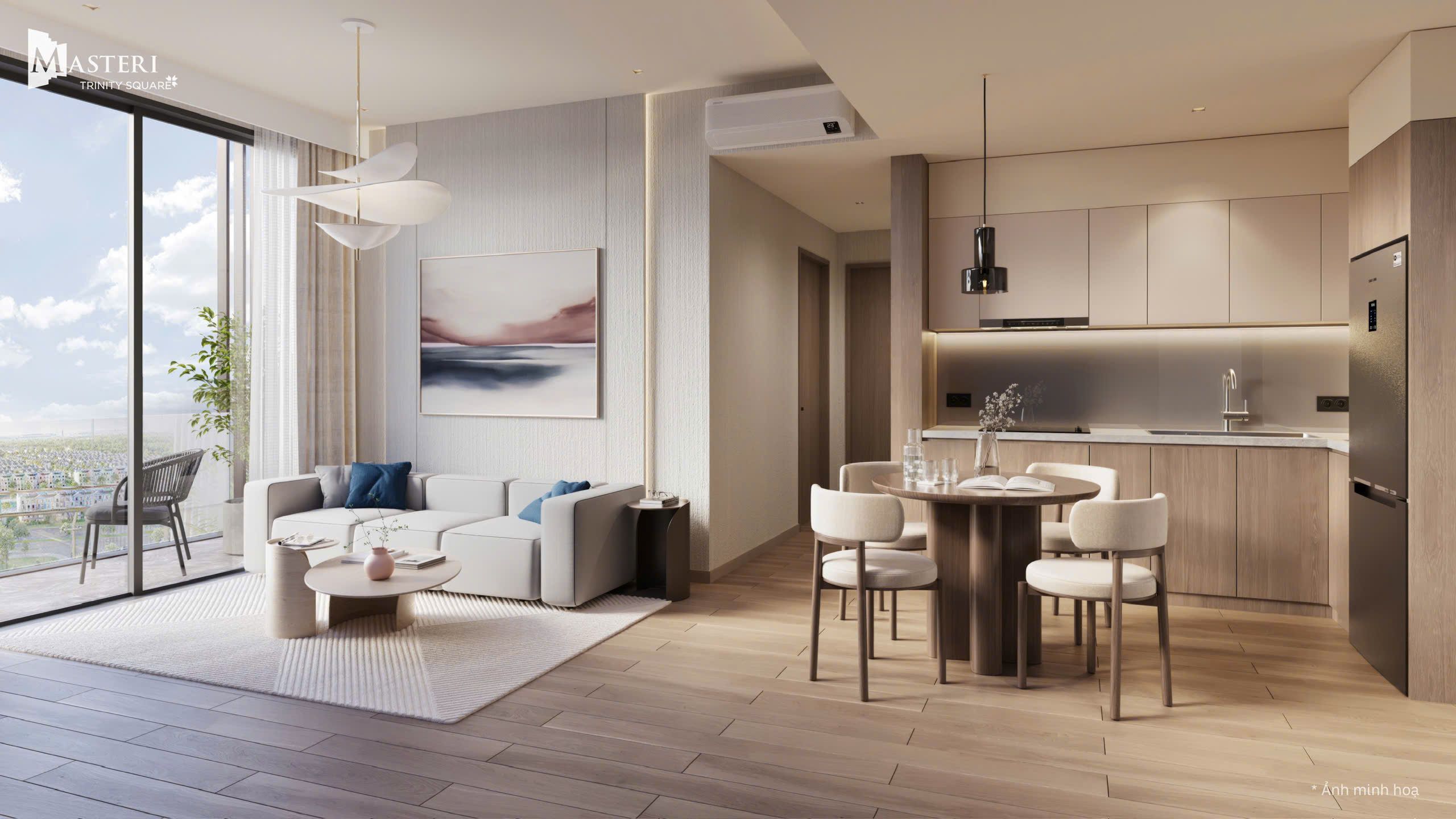 Không gian căn hộ tại Masteri Cosmo Central Không gian căn hộ tại Masteri Cosmo Central