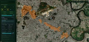 Ranh nghiên cứu TOD dọc Metro số 2 Bản đồ GH MAP