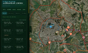 hạ tầng trên Gh map