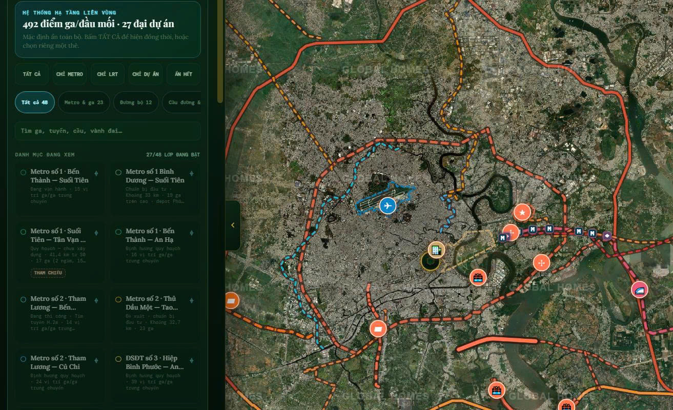 hạ tầng trên Gh map hạ tầng trên Gh map